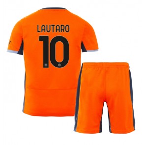 Inter Milan Lautaro Martinez #10 Tredje Kläder Barn 2023-24 Kortärmad (+ Korta byxor)